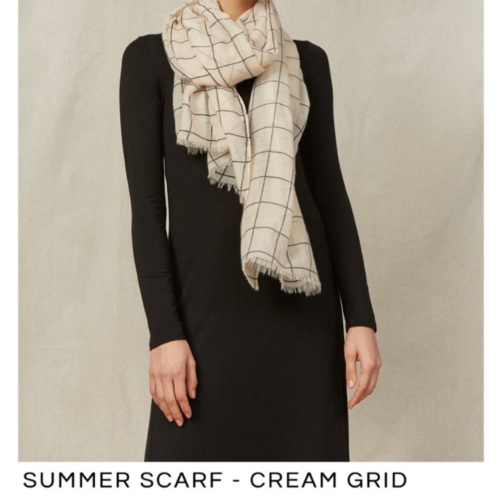 Rachel Pally Cream Scarf